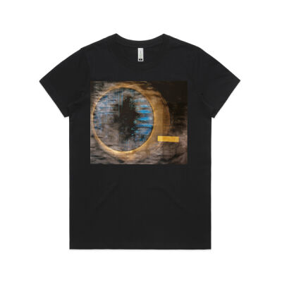 Holding Pattern 2 - Womens Maple Organic Tee Thumbnail