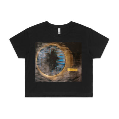 Holding Pattern 2 - Womens Crop Tee Thumbnail