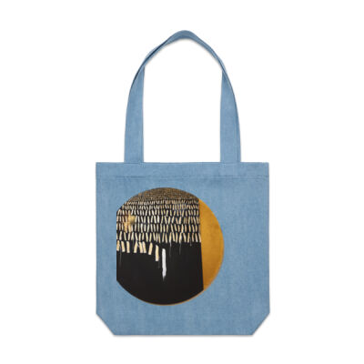 Unravelling - Denim Carrie Tote Thumbnail