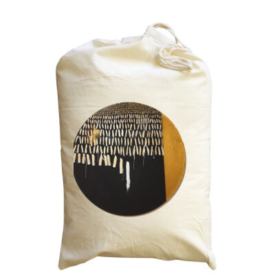 Unravelling - Medium Calico Santa Sack Thumbnail