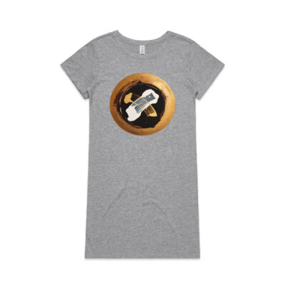 Signature - Womens Mika Organic Short Sleeved Dress Thumbnail