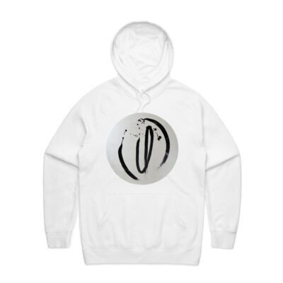 Black on White - Mens - Unisex Supply Hood Thumbnail