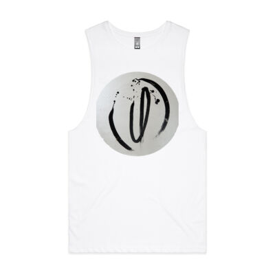 Black on White - Mens - Unisex Barnard Tank Thumbnail