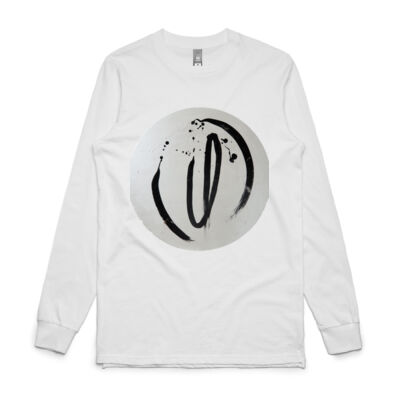 Black on White - Mens - Mens Base Longsleeve Tee Thumbnail
