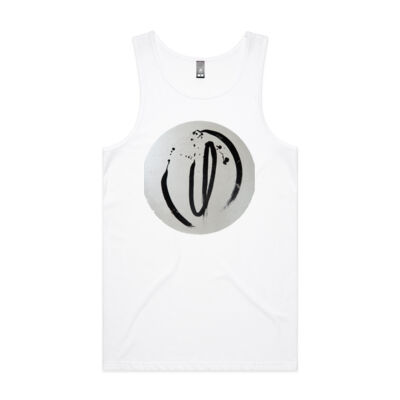 Black on White - Mens - Mens Lowdown Singlet Thumbnail