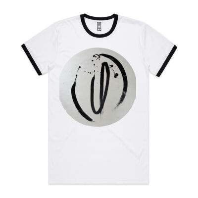 Black on White - Mens - Mens Ringer Tee Thumbnail