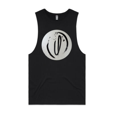 Black on White - Womens - Unisex Barnard Tank Thumbnail
