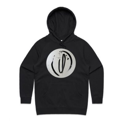 Black on White - Womens - Womens Supply Hood Thumbnail