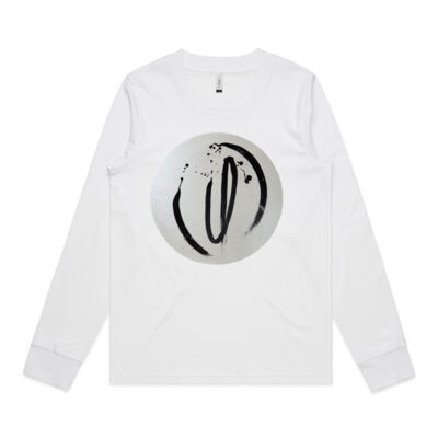 Black on White - Womens - Womens Dice Longsleeve Tee Thumbnail