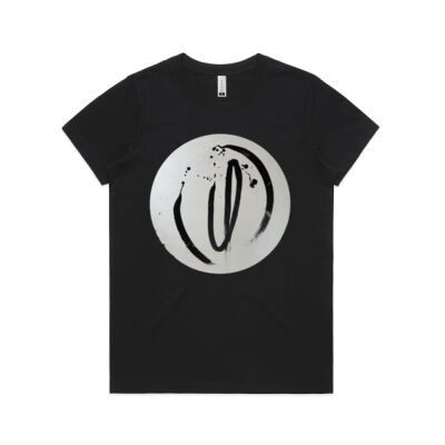 Black on White - Womens - Womens Maple Organic Tee Thumbnail