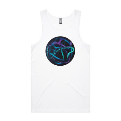 Turquoise Ribbon - Mens - Mens Lowdown Singlet Thumbnail