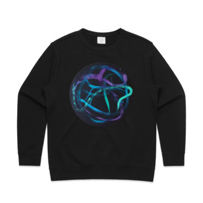 Turquoise Ribbon - Womens - Womens Premium Crew Thumbnail