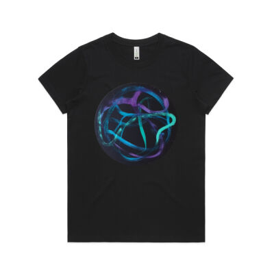 Turquoise Ribbon - Womens - Womens Maple Organic Tee Thumbnail