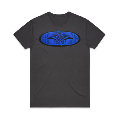 Blue Winding Weave 1 - Mens - Mens Faded Tee Thumbnail