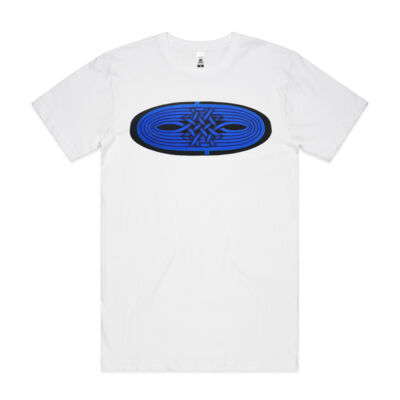 Blue Winding Weave 1 - Mens - Mens Block T shirt Thumbnail