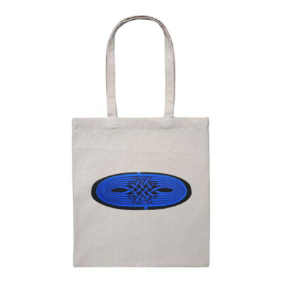 Blue Winding Weave 1 - Homeware - Heavy Duty Canvas Tote Bag Thumbnail