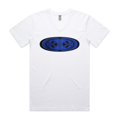 Blue Winding Weave 2 - Mens - Mens Tarmac T shirt Thumbnail