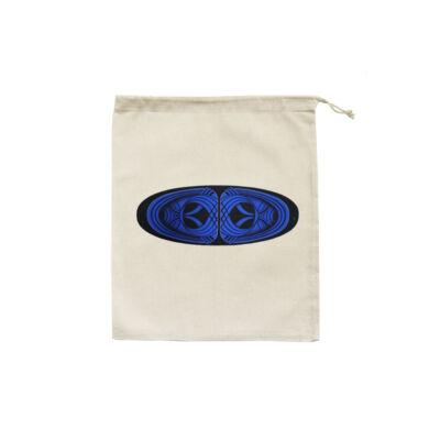 Blue Winding Weave 2 - Homeware - Christmas Eve Bag Thumbnail