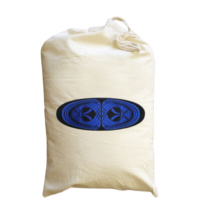 Blue Winding Weave 2 - Homeware - Medium Calico Santa Sack Thumbnail