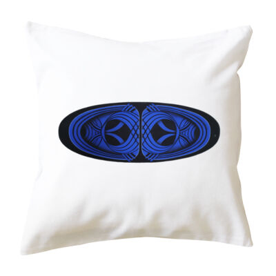 Blue Winding Weave 2 - Homeware - Cushion cover Thumbnail