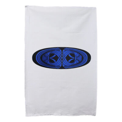 Blue Winding Weave 2 - Homeware - Tea Towel Thumbnail