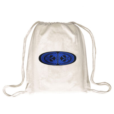 Blue Winding Weave 2 - Homeware - Drawstring Backpack Thumbnail