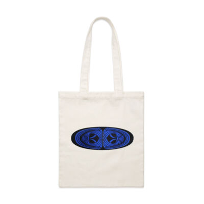 Blue Winding Weave 2 - Homeware - Parcel Tote Thumbnail