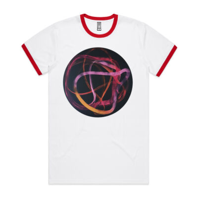 Red Ribbon 3 - Mens - Mens Ringer Tee Thumbnail