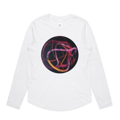 Red Ribbon 3 - Womens - Womens Curve Longsleeve Tee Thumbnail