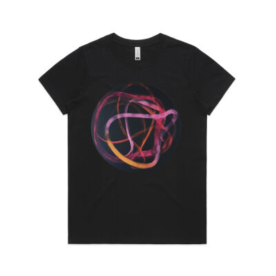 Red Ribbon 3 - Womens - Womens Maple Organic Tee Thumbnail