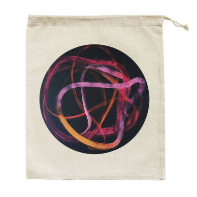 Red Ribbon 3 - Homeware - Medium Calico Bag Thumbnail