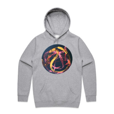 Red Ribbon 1 - Mens - Unisex Stencil Hoodie Thumbnail