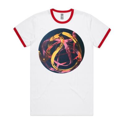 Red Ribbon 1 - Mens - Mens Ringer Tee Thumbnail