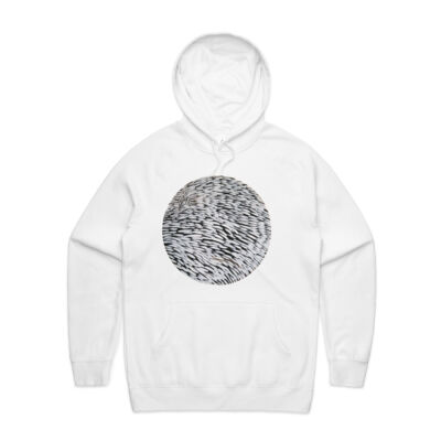 White Tuft - Mens - Unisex Supply Hood Thumbnail