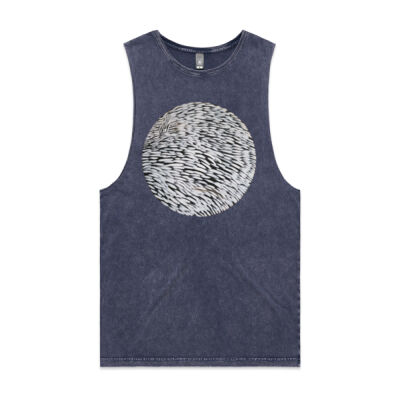 White Tuft - Mens - Unisex Stone Wash Barnard Tank Thumbnail