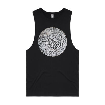White Tuft - Mens - Unisex Barnard Tank Thumbnail