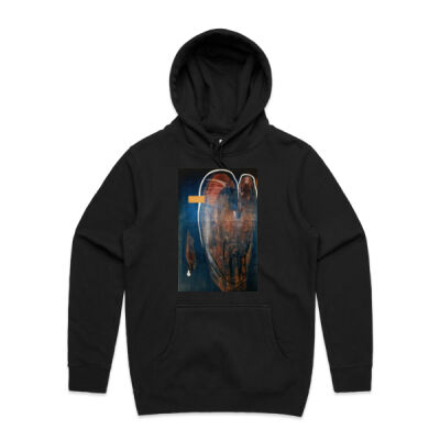 Heart Map - Mens - Unisex Stencil Hoodie Thumbnail