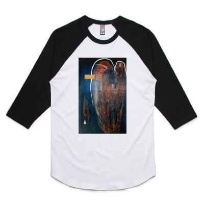 Heart Map - Mens - Unisex Raglan Tee Thumbnail