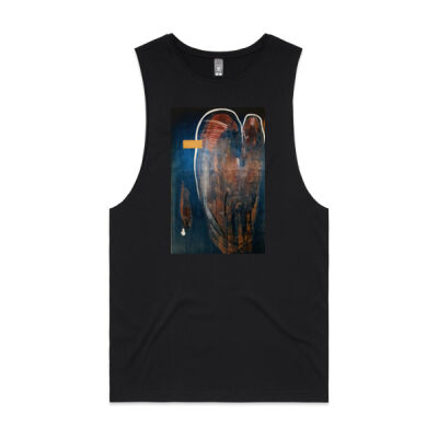 Heart Map - Mens - Unisex Barnard Tank Thumbnail