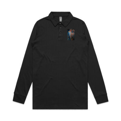 Heart Map - Mens - Mens Chad Longsleeve Polo Thumbnail
