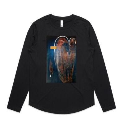 Heart Map - Womens - Womens Curve Longsleeve Tee Thumbnail