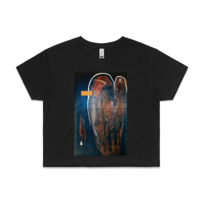 Heart Map - Womens - Womens Crop Tee Thumbnail