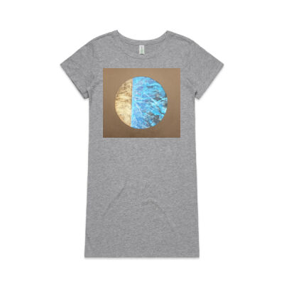 Silver Moon 1 - Womens - Womens Mika Organic Short Sleeved Dress Thumbnail