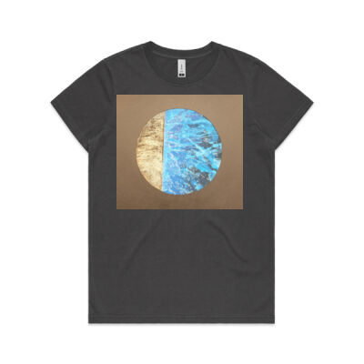 Silver Moon 1 - Womens - Womens Faded Tee Thumbnail