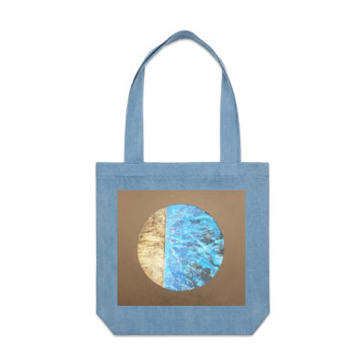 Silver Moon 1 - Homeware - Denim Carrie Tote Thumbnail