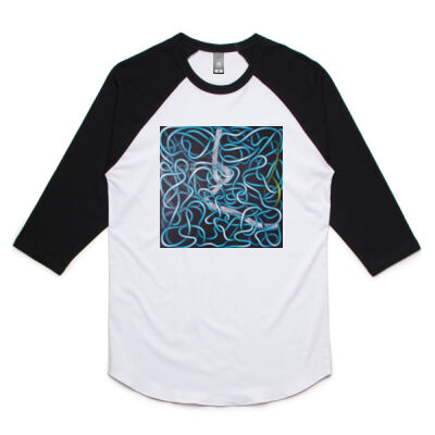 Unfinished - Womens - Unisex Raglan Tee Thumbnail