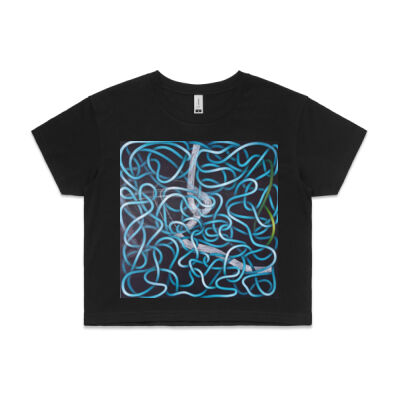 Unfinished - Womens - Womens Crop Tee Thumbnail