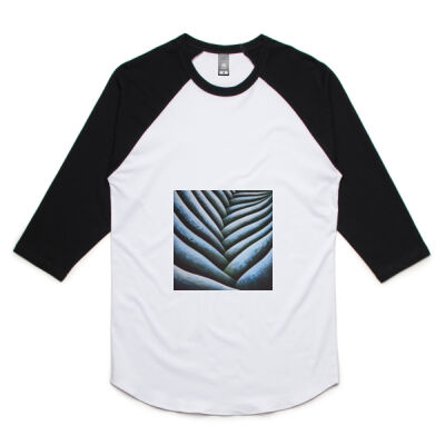 Blue Fronde 2 - Mens - Unisex Raglan Tee Thumbnail