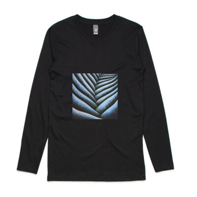 Blue Fronde 2 - Mens - Mens Ink Longsleeve Tee Thumbnail