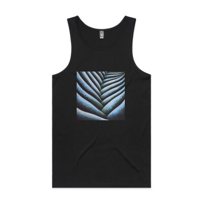 Blue Fronde 2 - Mens - Mens Lowdown Singlet Thumbnail